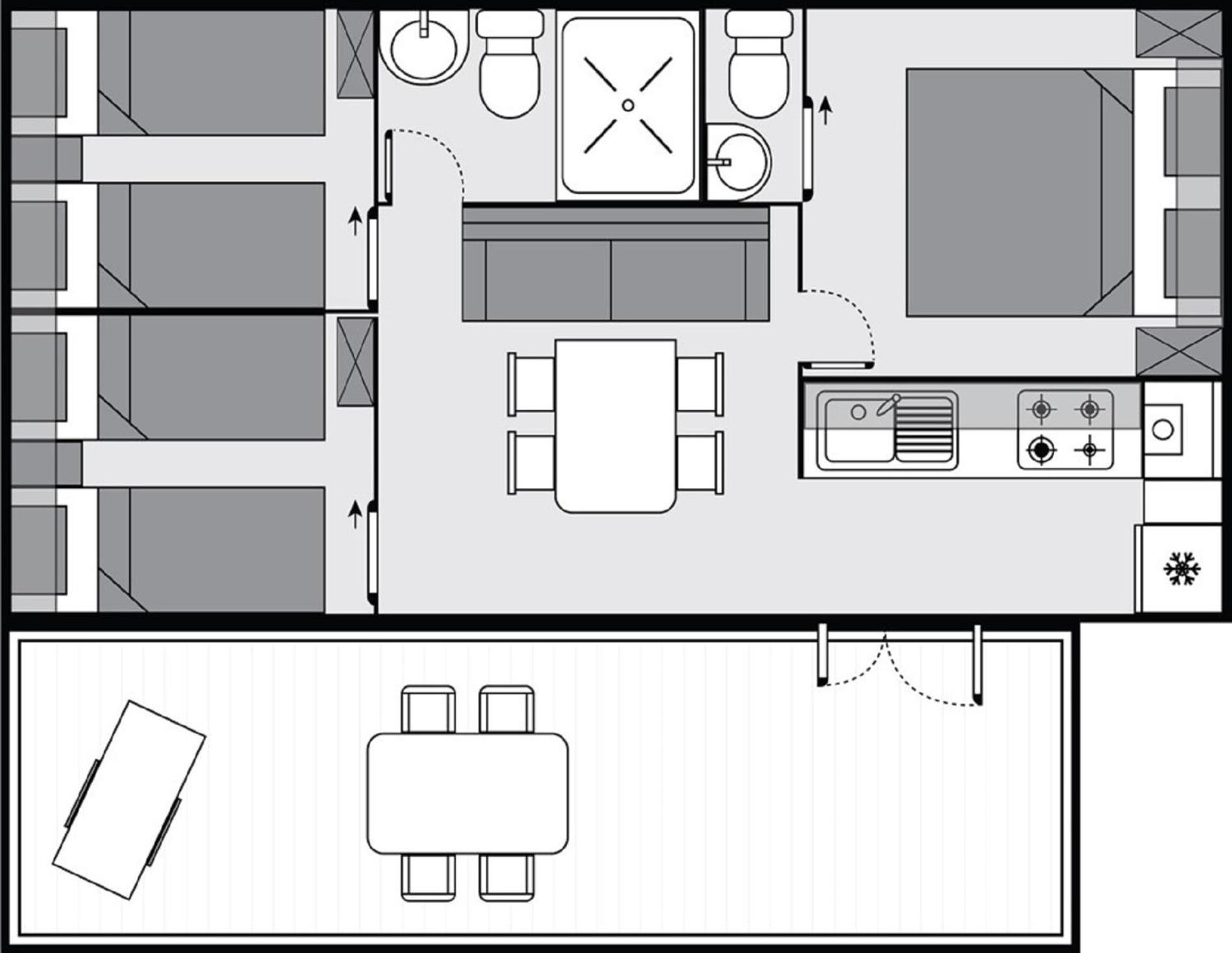 Victoria Mobilehome Bi Village Фажана Экстерьер фото